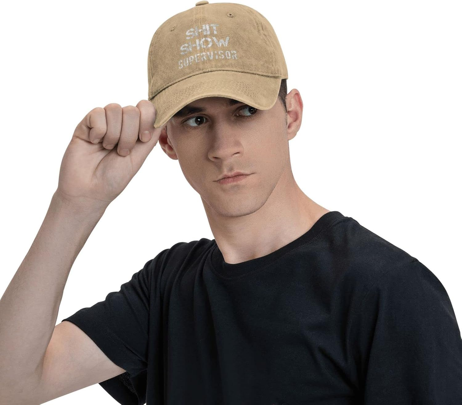 Hat Show Supervisor Hat Men Baseball Caps Graphic Caps - Red image number 2