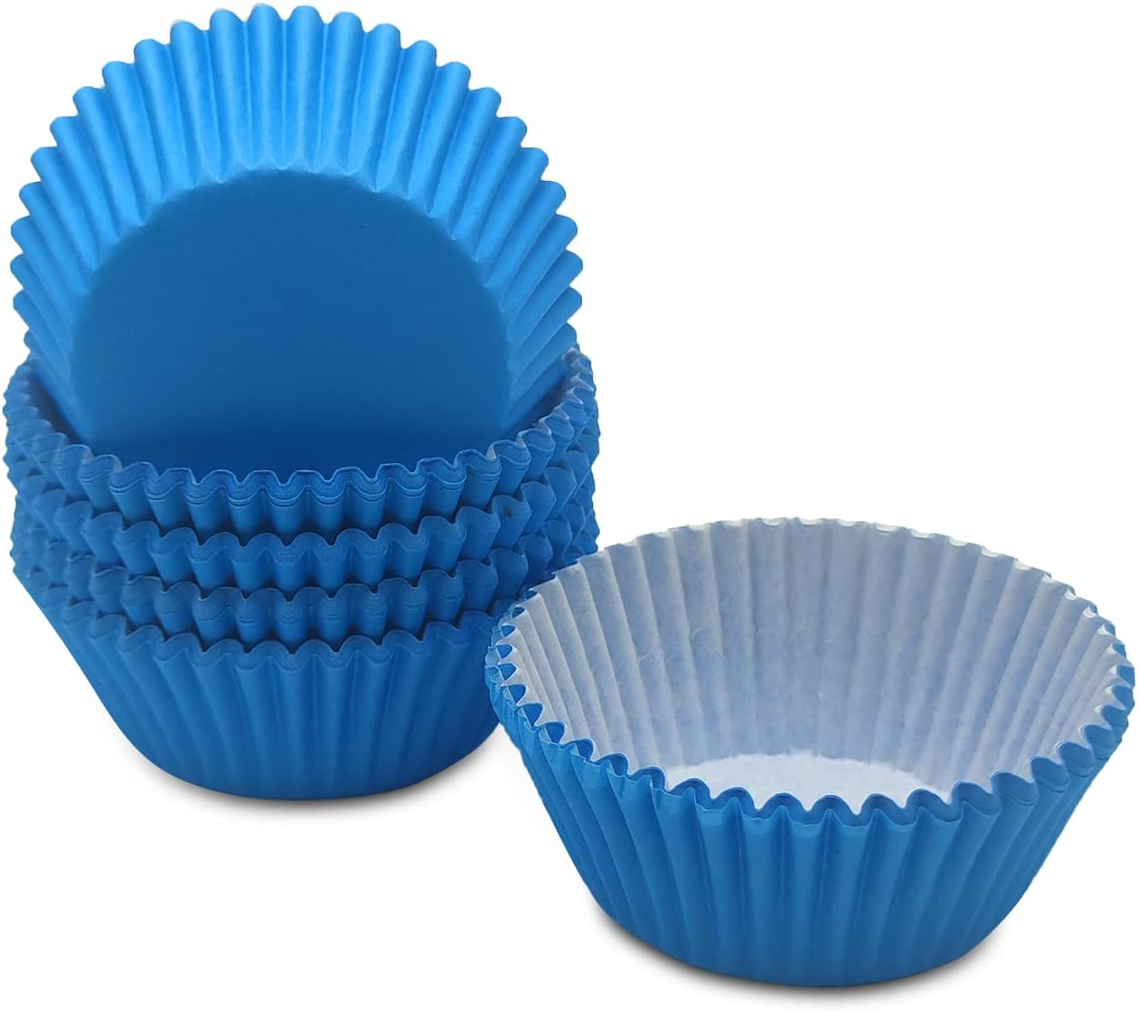 Standard Baking Cups, Classic Black Greaseproof Festive Cupcake Liners, 150-Count