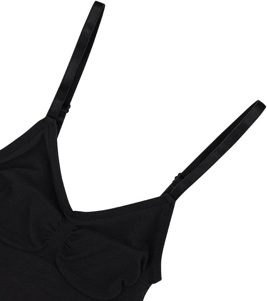 Seamless Bodyshaper Bodysuit for Women - Full Body Shapewear Body Sculpting Suits Sleeveless round Neck image number 2