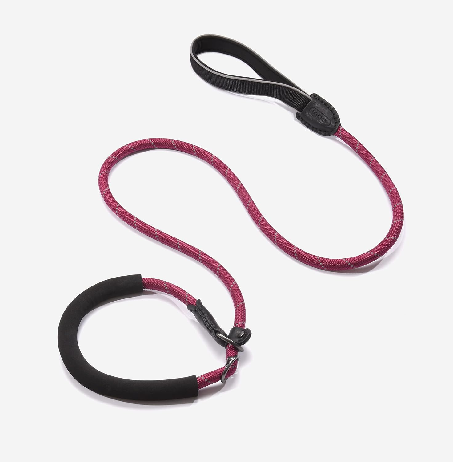 Dogness Extremely Durable Dog Training Rope Leash,The Onesie Dog Leash, Premium Quality Training Slip Lead, Reflective, Thick Heavy Duty, Sturdy Nylon, Comfortable for the Strong Large Medium Pets, - Black image number 4