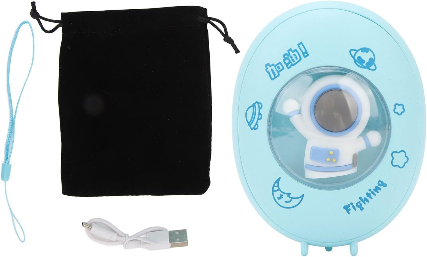 Hand Warmer, ABS Electric Hand Heater Portable Safe Rechargeable for Outdoor (Blue) image number 6