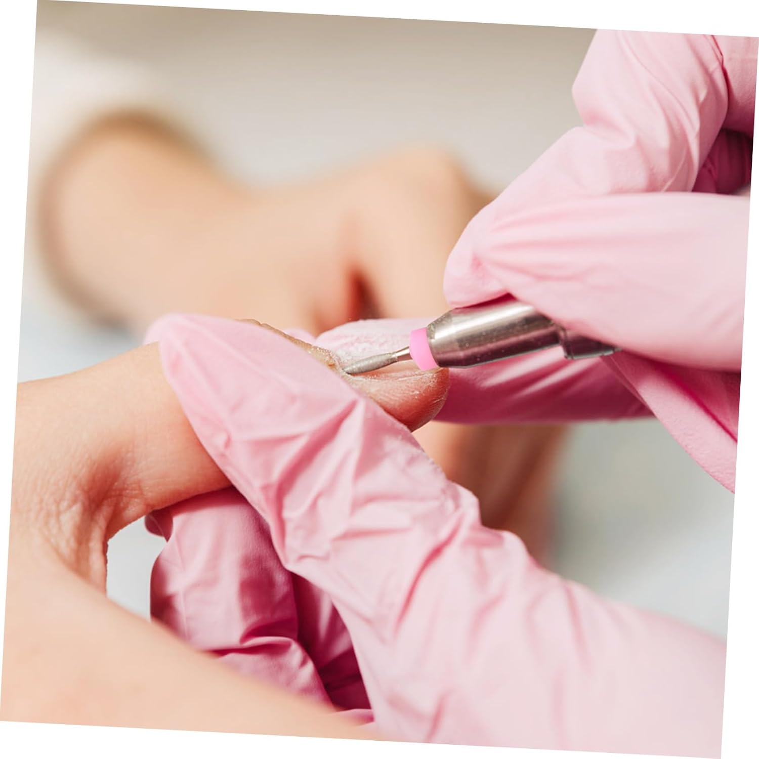 10Pcs Nail Drill Bit Dust Covers for Manicure Machines Reusable Protective Caps Secure Fit for Nail Art Tools Files Buffers and Cuticle Pushers Easy to Clean