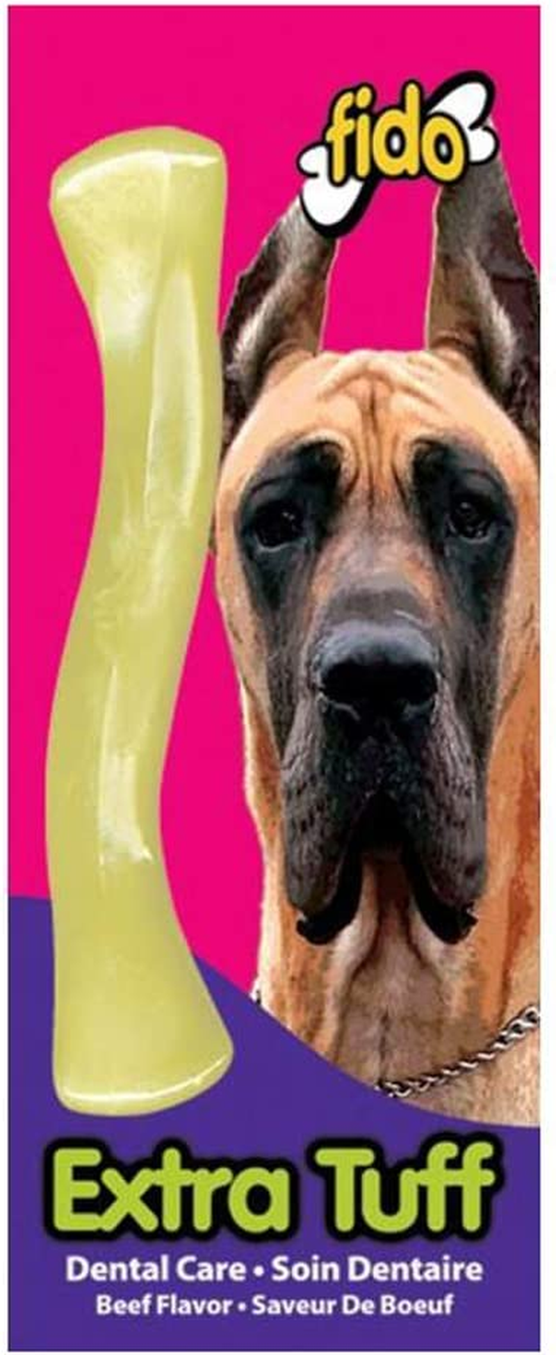 Fido'S Bone Dog Dental Chew Toy Beef