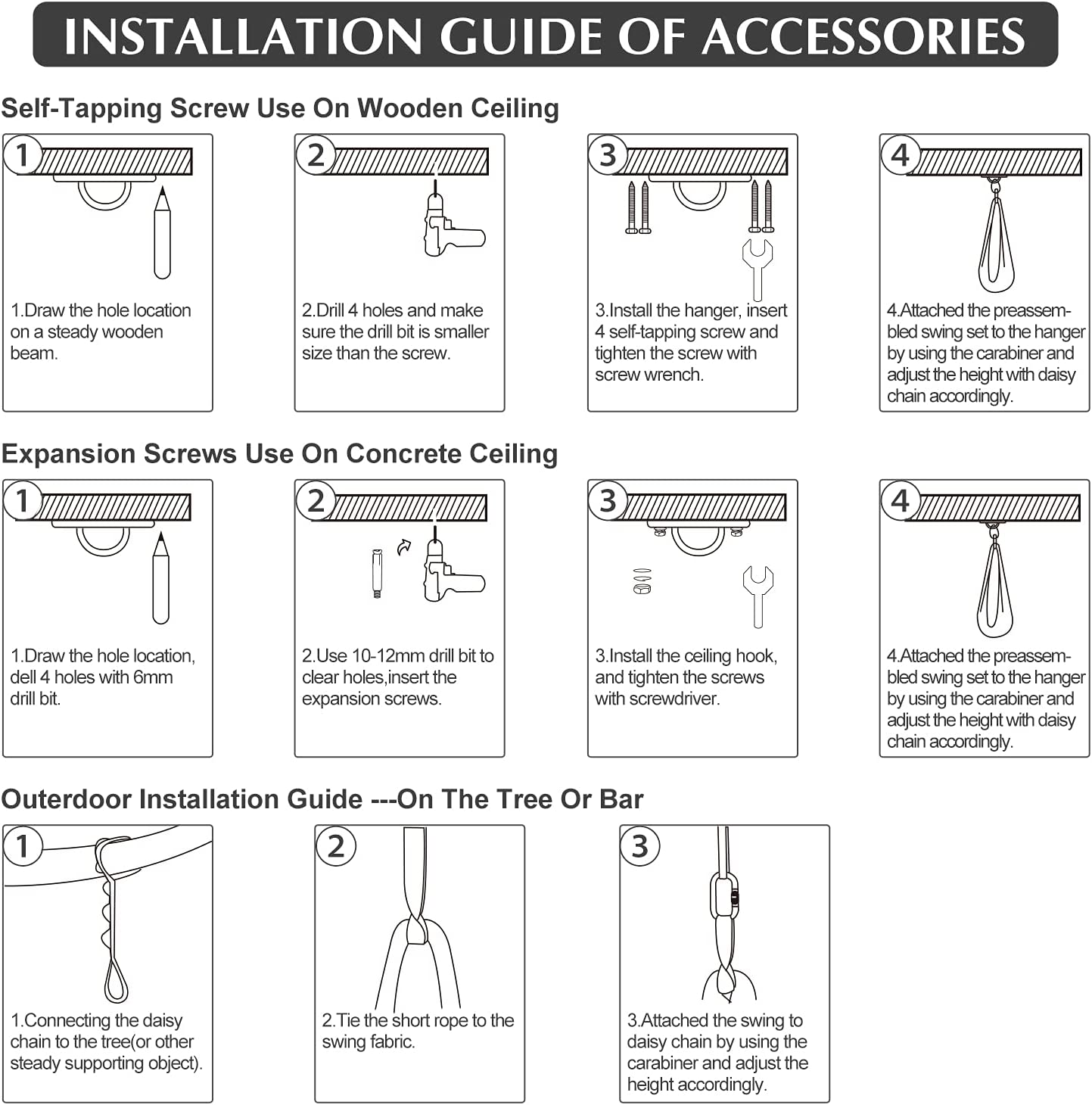 Sensory Swing for Kids with Special Needs (Hardware Included) Therapy Swing Cuddle Swing Indoor Outdoor Kids Swing Hammock for Child & Adult with Autism, ADHD, Aspergers, Sensory Integration image number 6