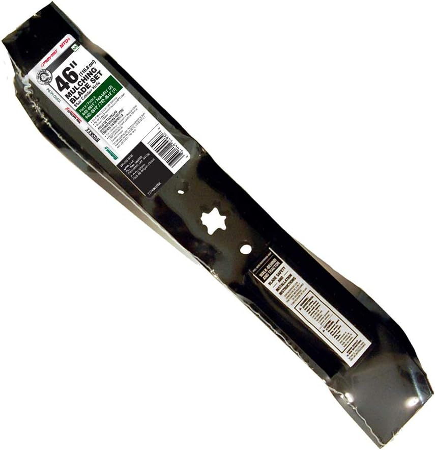 MTD 490-110-M118 Parts Inch Mulching 46" Deck 3 Blade Set, Brown/A image number 1