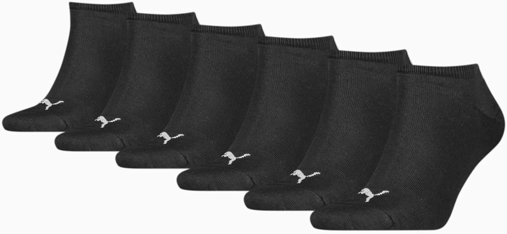 PUMA Unisex Adult'S Elements Sneaker Socks (6 Pack)