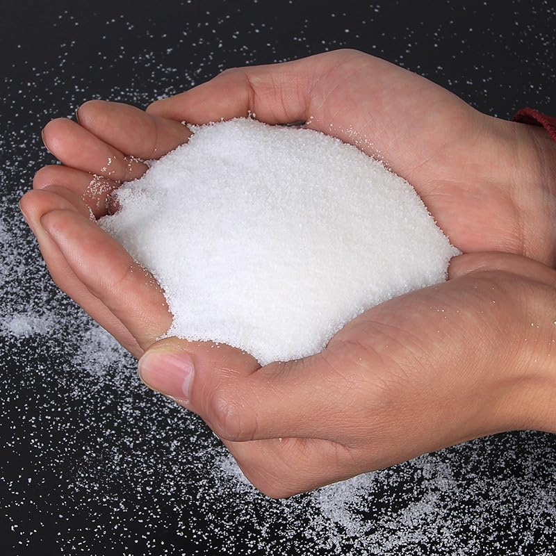 100G Fake Snow Decoration,Party BESTBUY Artificial Snow for Christmas Decoration, Fake Snow for Crafts Village Displays - Instant Snow Snowflakes for Holiday Decor Craft Winter Displays 3.6Oz image number 3