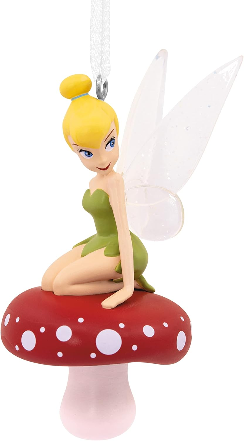 Hallmark Disney Tinker Bell on Mushroom Christmas Ornament image number 5