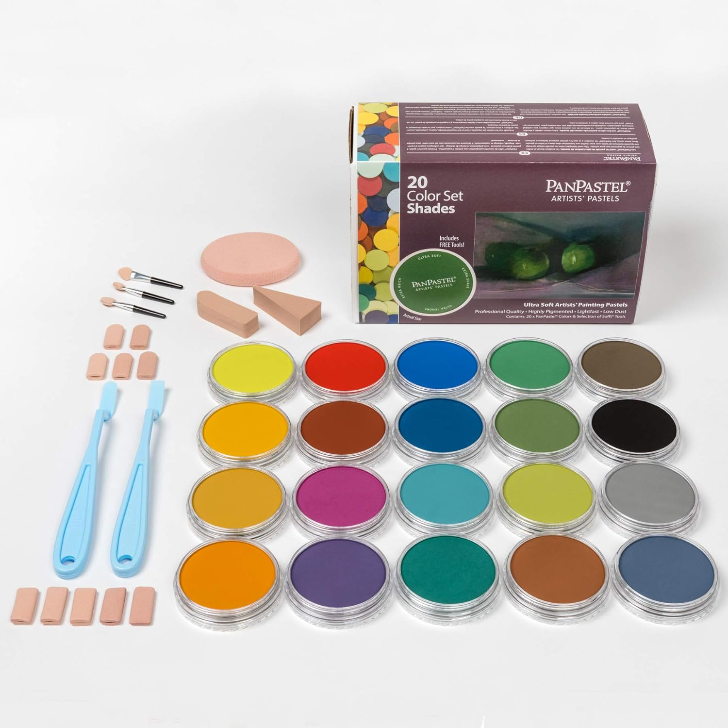 Panpastel Set 20 Colour Shades (PPSTL20-30206) - Multicolor image number 6