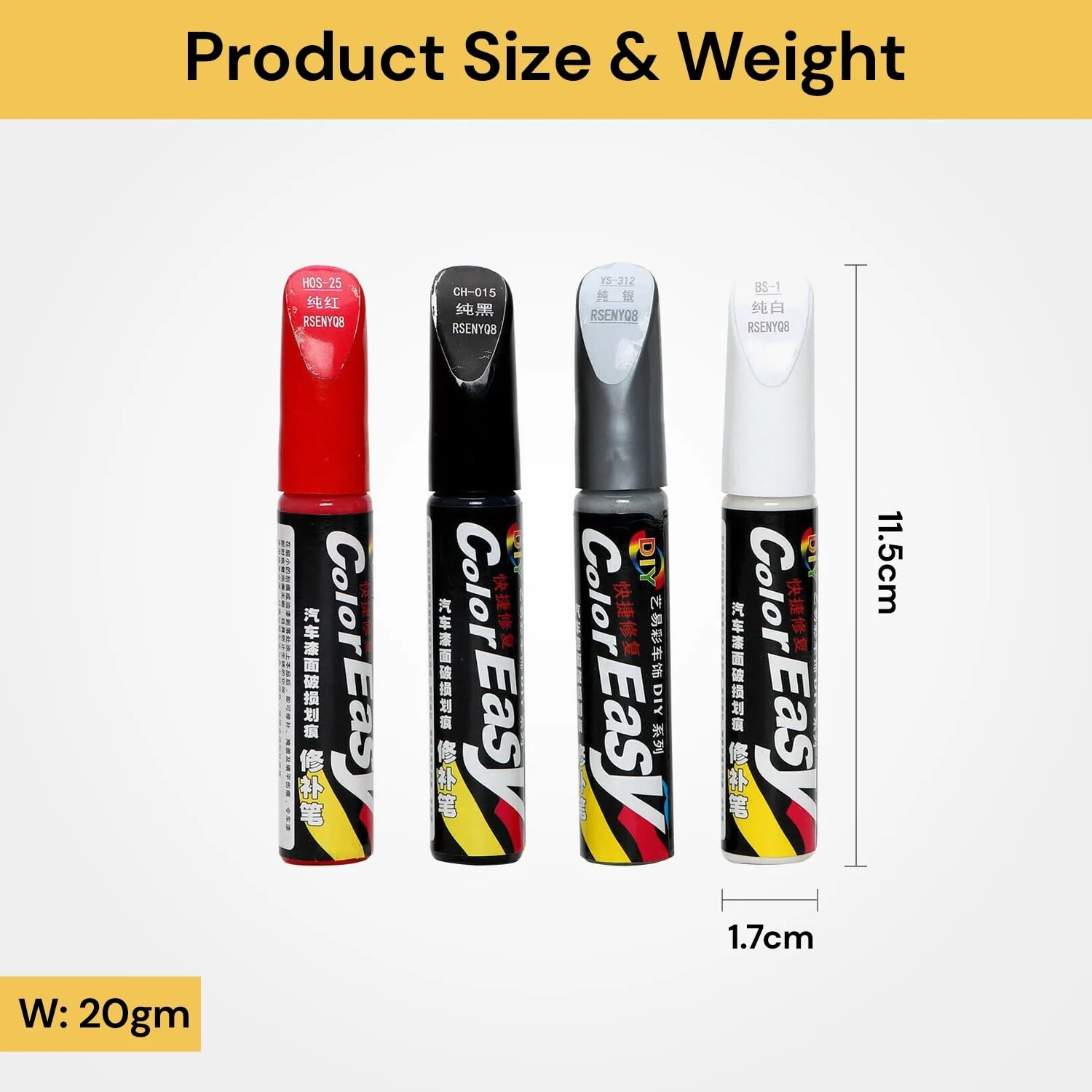 EZONEDEAL Car Scratch Removal for Deep Scratches - Auto Touch-Up Paint Black - Car Paint Repair (Black) - Black image number 6