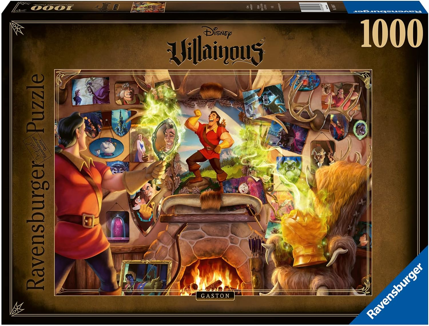 Ravensburger - Villainous Gaston Puzzle 1000 Piece Jigsaw for Adults, Disney-Themed Challenging Puzzle image number 5