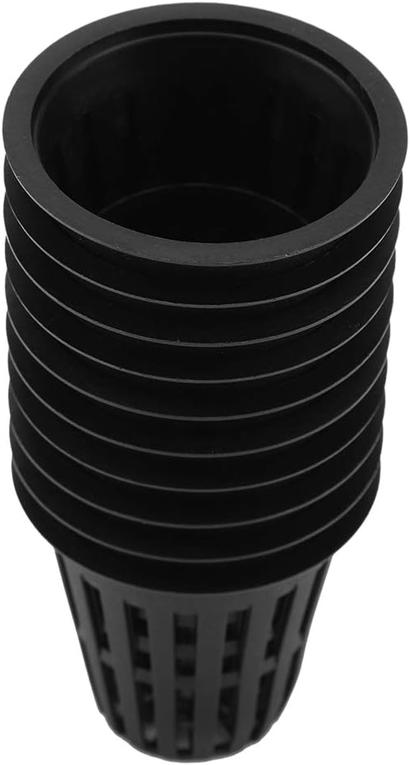 Net Cup Pots, Hydroponic Plastic Slotted Mesh Cups Plant Nursery Netted Bucket Baskets round Wide Lip Pot for Garden Indoor Outdoor Growing Vegetable Gardening Orchids Aquaponics Orchid Kratky 10Pcs image number 5