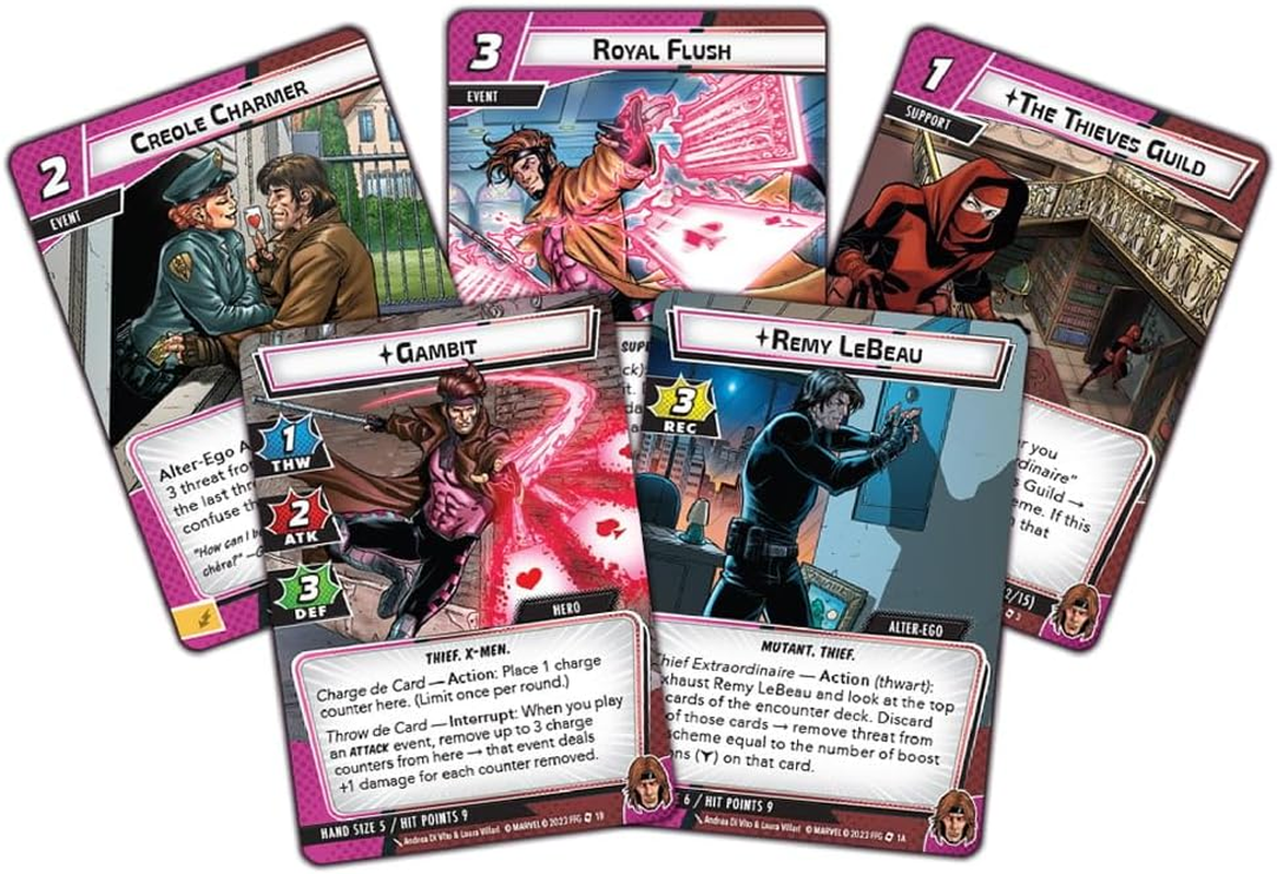 Asmodee North America Marvel Champions LCG Gambit Hero Card Game Pack image number 1
