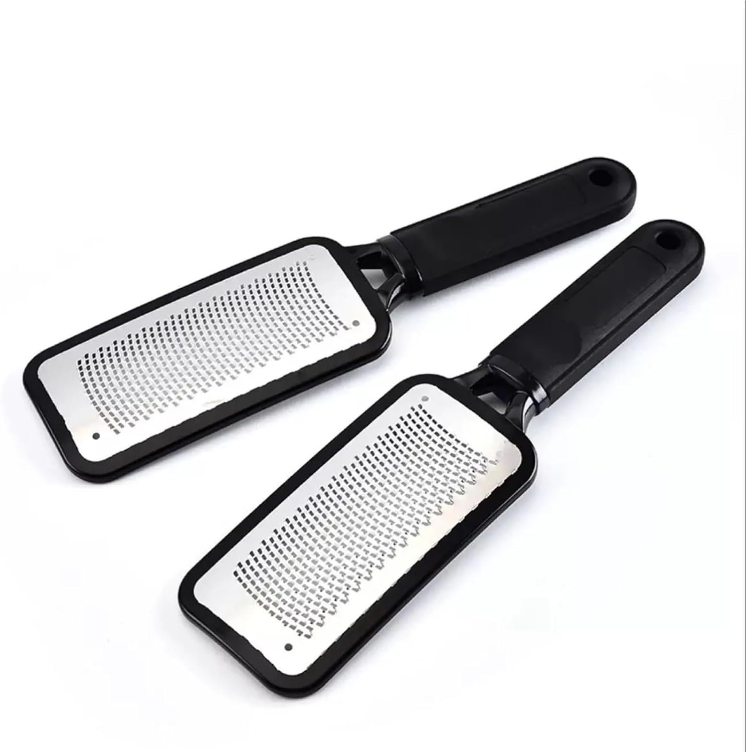 Stainless Steel Feet File to the Skin and Calluses of the Feet Foot Rub Rubbing Stone Pedicure Tool(Black)