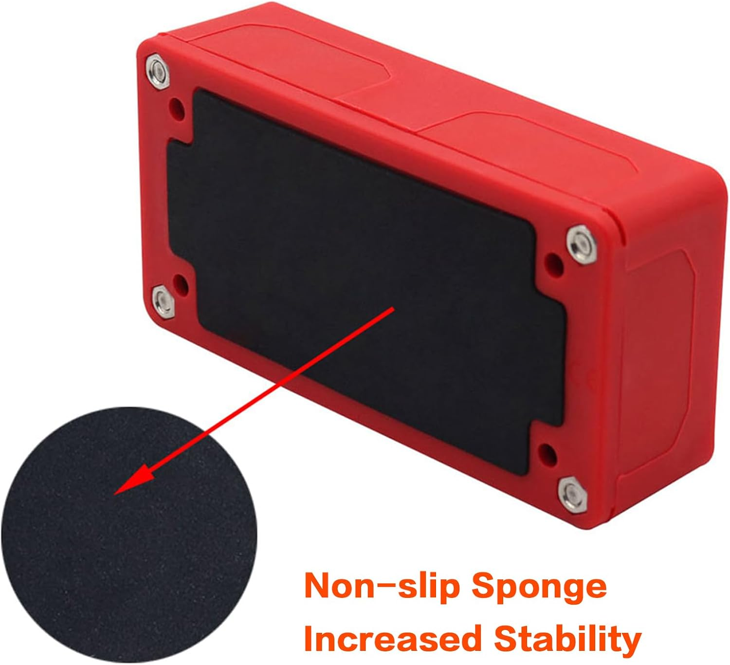 300A Bus Bar Box Heavy Duty Module Design Nickel Plated Brass Buss Battery Power Distribution 4Xm8(5/16") Stainless Steel Terminal Studs Marine Ground DC12 24 48V（Red） image number 4