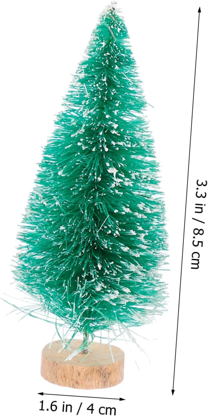 SHOWERORO Tabletop Christmas Tree Decor Set 12 Pcs Christmas Tree Ornaments for Home image number 3