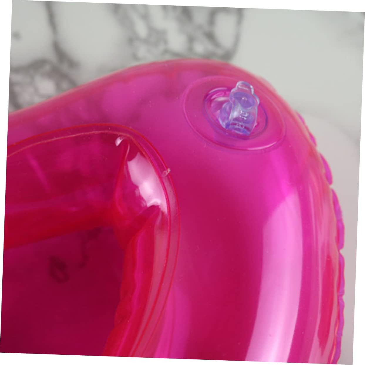 Inflatable Cup Holder Floating Drink Support Heart Shape PVC Mat Set for Beach Party Theme Party Summer Outdoor Events Easy to Inflate Stable in Water image number 5