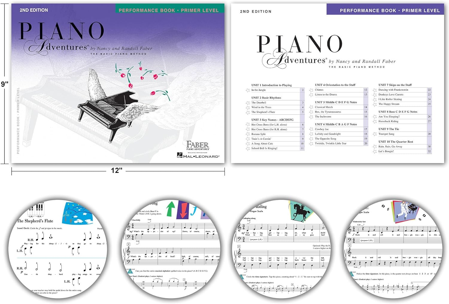 Piano Adventures Primer Level Learning Set by Nancy Faber - Lesson, Theory, Performance, Technique & Artistry Books & Juliet Music Piano Keys 88/61/54/49 Full Set Removable Sticker image number 6