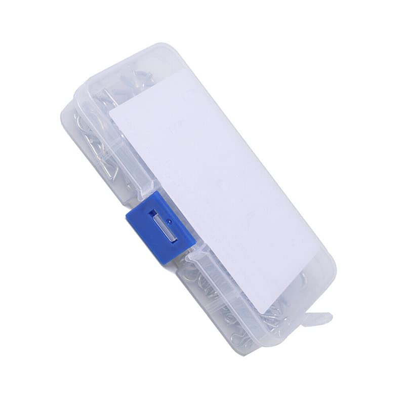 AIMALL 100PCS R Clips Pin Heavey Duty Hitch Zinc Plated Assortment Tractor for Tractors, Cars, Trucks, Trailers, Power Equipment, Quick Installation, Corrosion Resistant image number 3