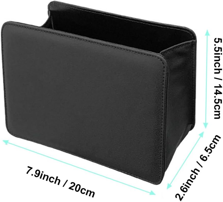 Car Hanging Trash Can for Car Door, Foldable Car Trash Can with 2 Roll Garbage Bags image number 5