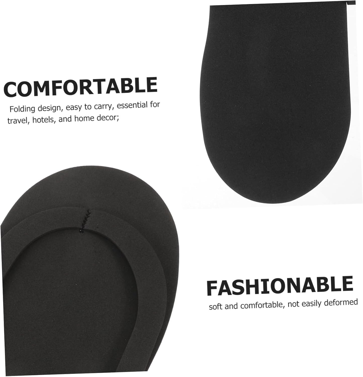 Foldable EVA Travel Slippers for Men and Women Bulk Purchase Soft Comfy Non Slip Spa Gym Pool Sandals for Hotel Home Beach Use image number 2