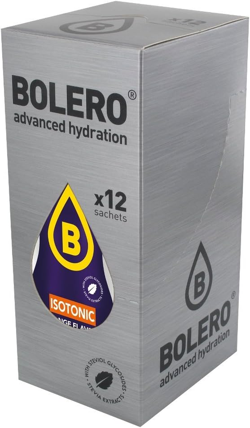Bolero Isotonic Sport Orange Flavoured Drink Powder 12 Sachets