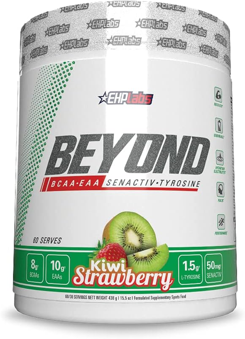 EHP Labs beyond BCAA + EAA - 10G of Essential Amino Acids, Assists with Muscle Endurance, Recovery & Fatigue (Kiwi Strawberry) image number 4