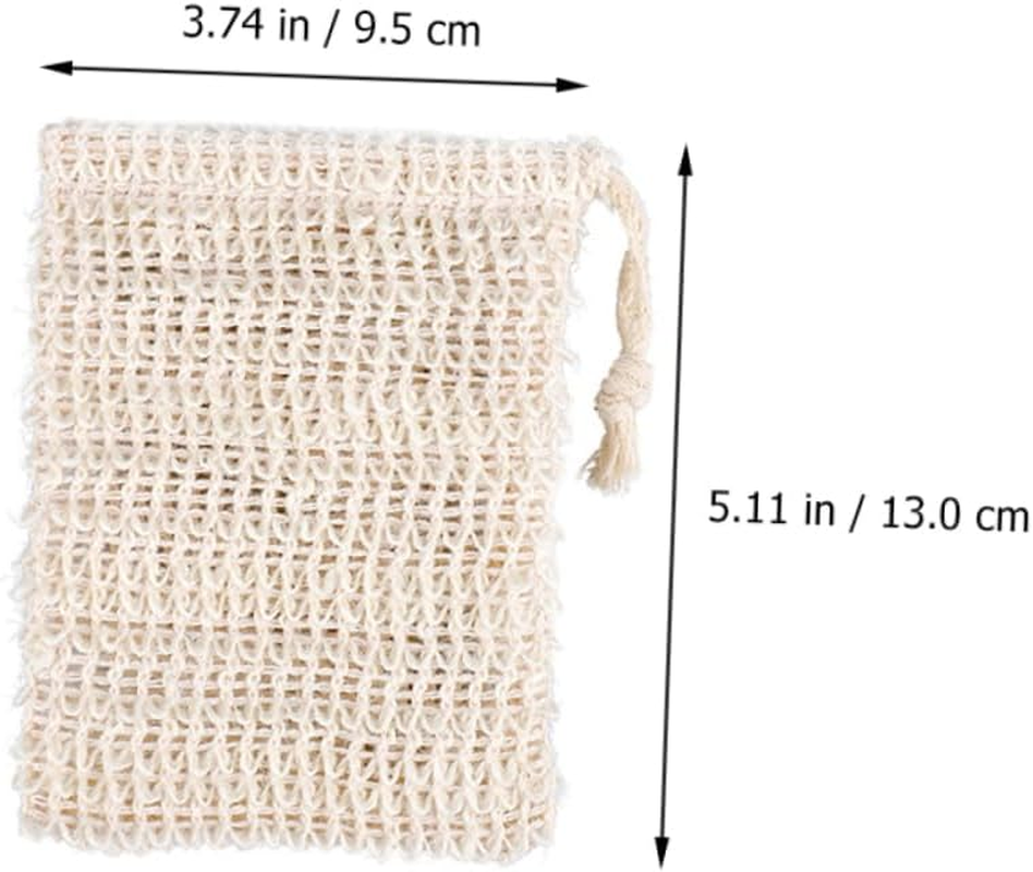 3Pcs Soap Storage Bag Bathroom Soap Pouch Mesh Bag for Shower Accessories Light image number 4