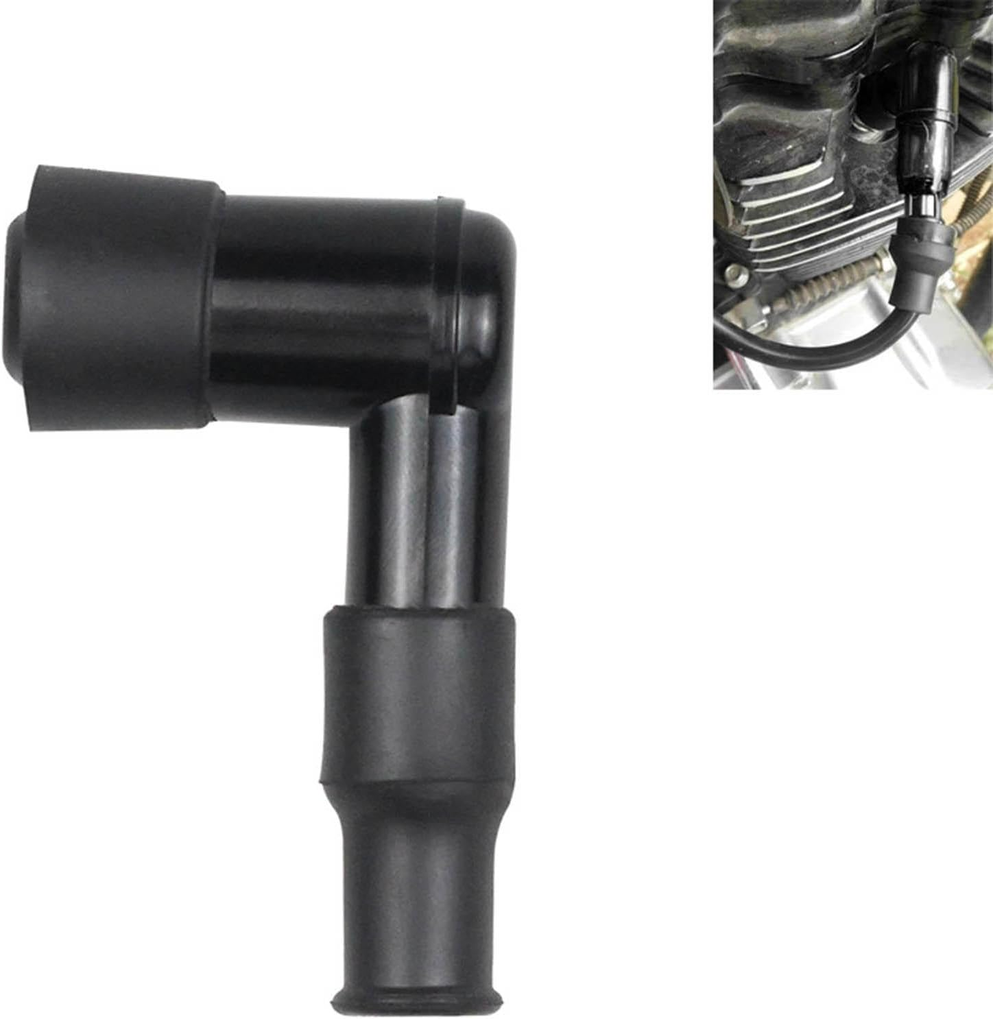 Generic Motorcycle Spark Plug Cap, Black Elbow Flashing, Maximizes Engine Power, Compatible with Motorcycle, 1 Pack image number 4