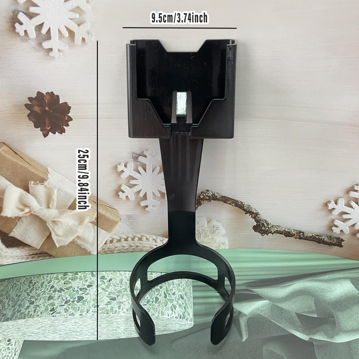 AIMALL Adjustable Car Cup Phone Holder - Universal 360 Degree Rotating Cell Phone Mount, 3.74 X 9.84 Inches, Black image number 5