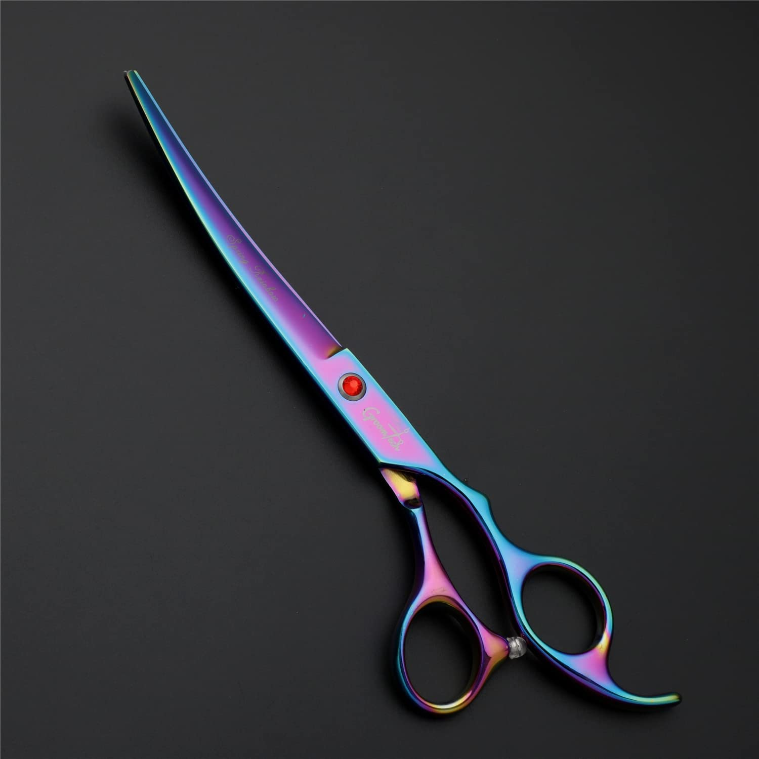 Spring Rainbow Pet Grooming Scissors Kit, Set of 4 with Comb image number 2