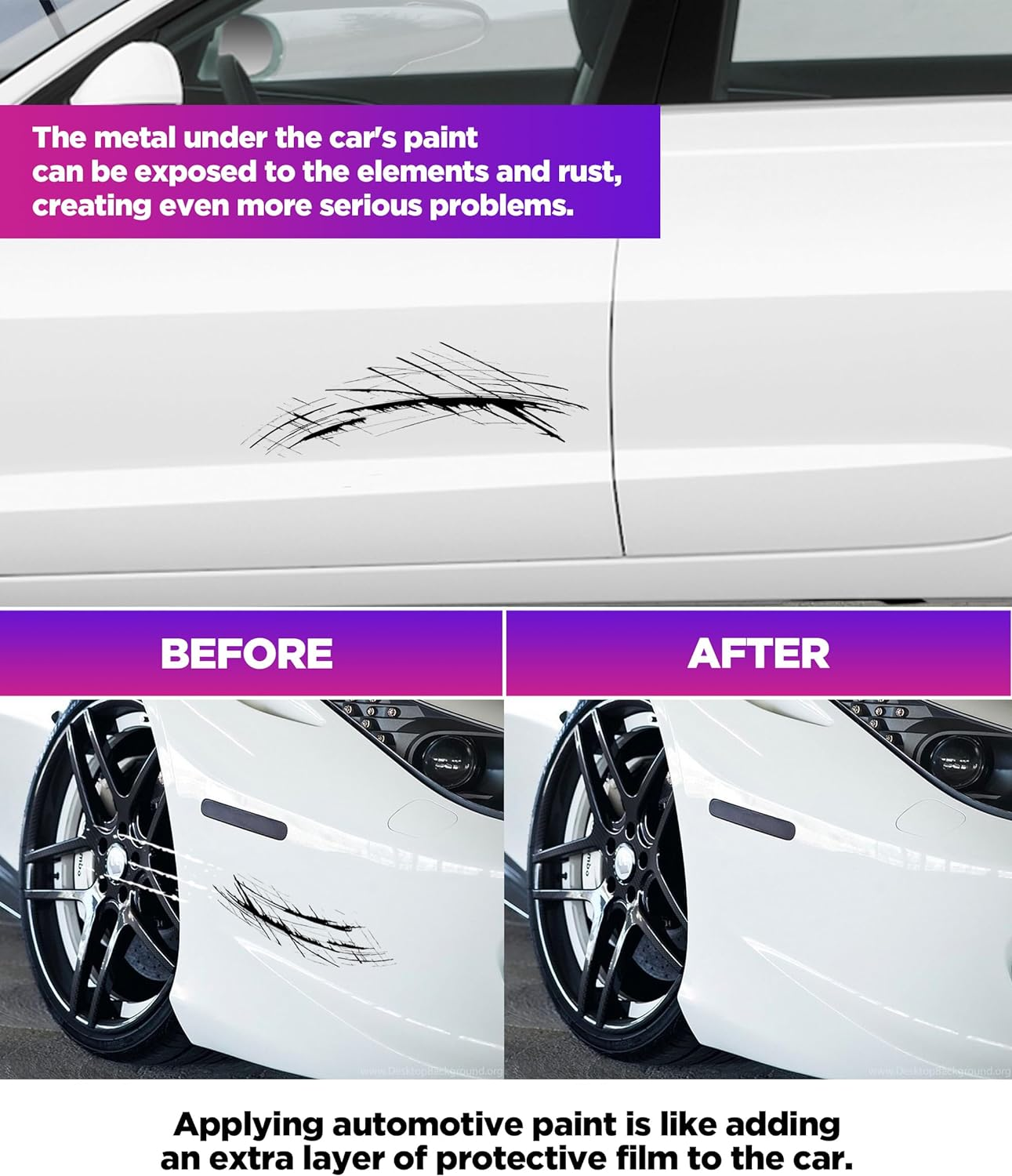 YAKEFLY Car Touch up Fill Paint Pen,2-In-1 Automotive Touch up Paint,Easy & Quick Auto Car Paint Scratch Repair,Special-Purpose Repair Paint Pen Car Touch up Paint for Scratch Repair Various Cars image number 4