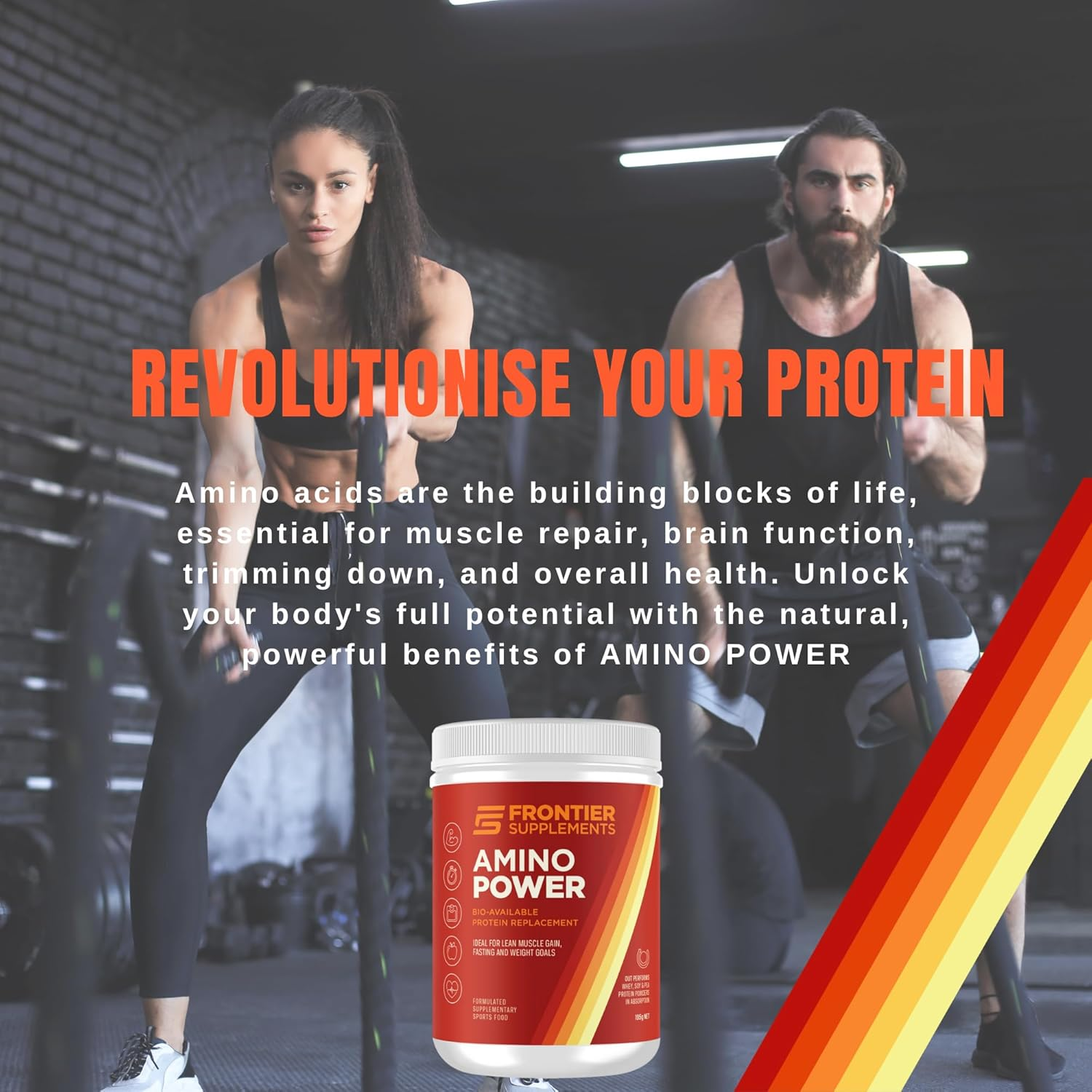 RESTOCKED! Unlock Peak Protein Performance with Amino Power: Revolutionary Essential Amino Acids (EAA) Formula for Everyday Legends! image number 1