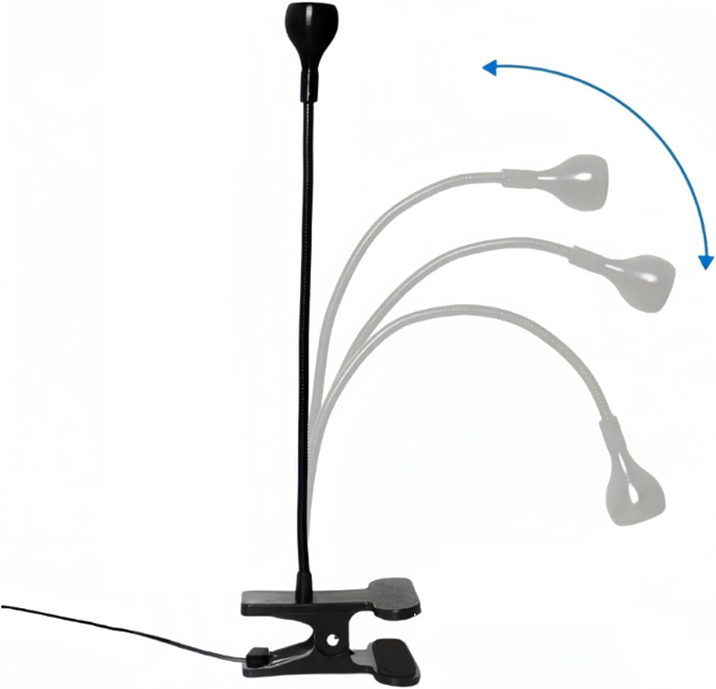 UV Light for Gel Nails, Clamp on Gooseneck UV Light for Nails, Small USB UV Lamp, Manicure Dryer, Home Salon Nail Accessories for Women Girls image number 3