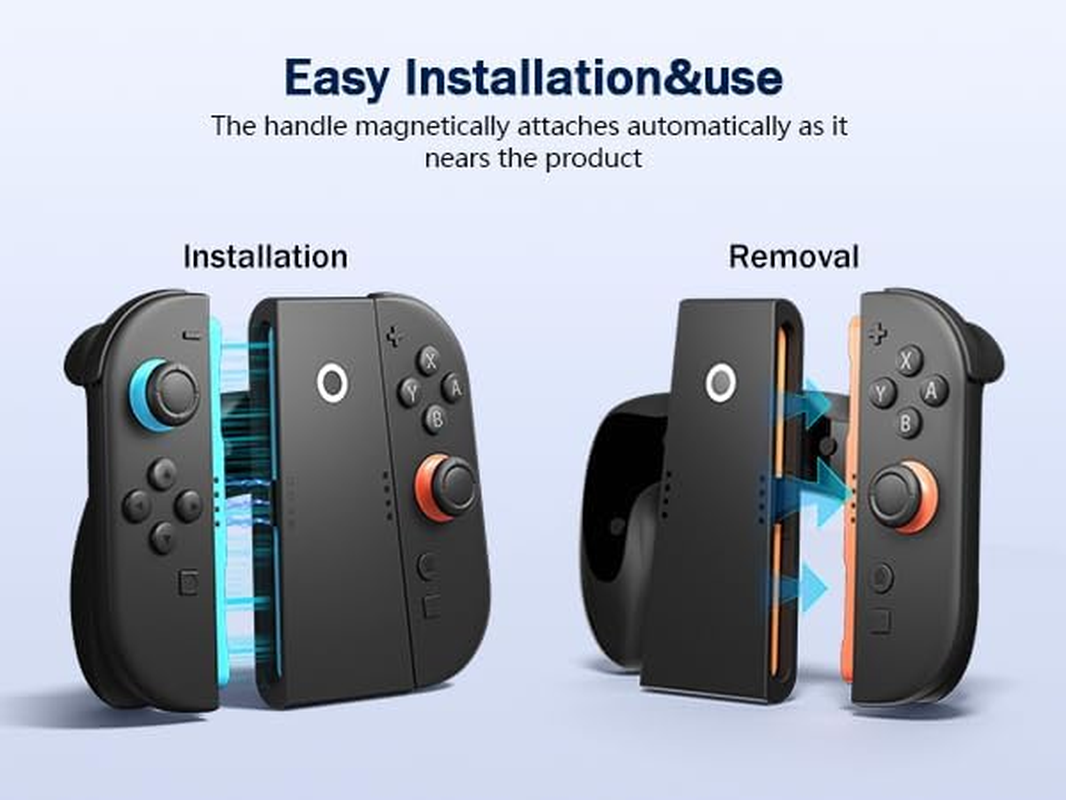 Cloudvalley Charging Grip Stand for Nintendo Switch 2 2025 | Play While Charging, Portable Controller Charger with 3.3Ft USB-C Cable | Ergonomic Handle Grip for Joy Con image number 1