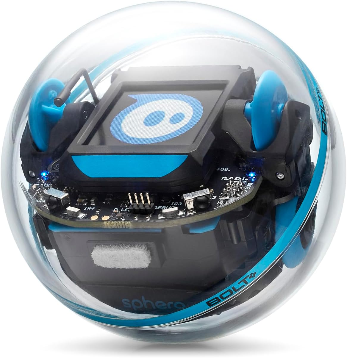 Sphero Bolt+: Coding Robot Ball - Beginner to Advanced Programming - Ages 8+ - 3 Ways to Code: Draw, Blocks, Javascript - Animated LCD Screen - Durable & Waterproof - STEM Toy for Kids & Teens image number 1