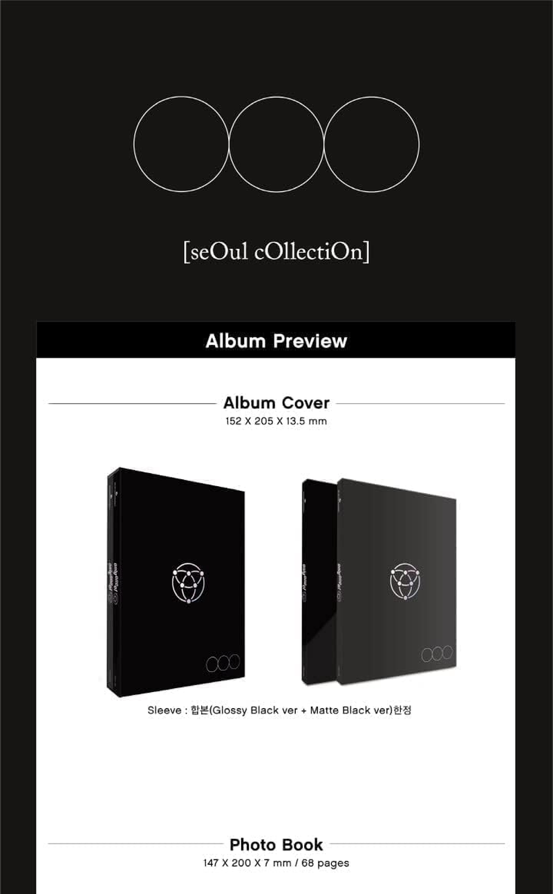 Onlyoneof Seoul Collection Album Cd+Pob+Photobook+Photocard+Tracking (Glossy Black Version) - Glossy Black Version image number 5