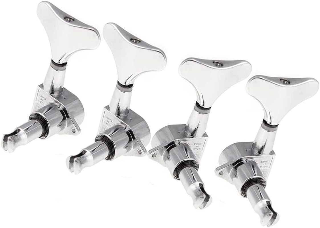 4 Chrome Sealed Tuning Pegs Tuners Machine Heads for Bass Guitar 2L+2R BBZY image number 5