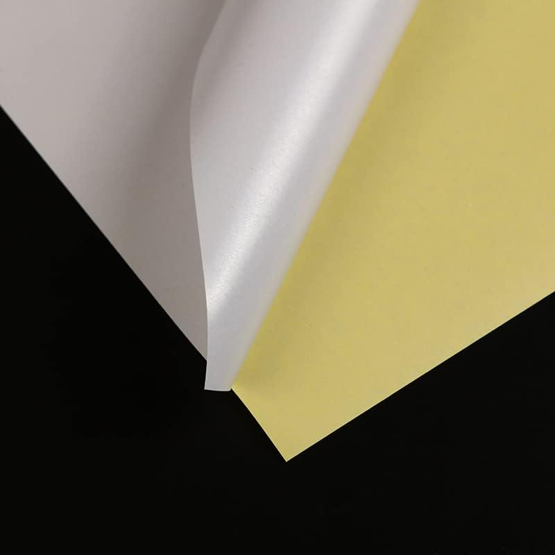 A4 Sticker Paper, Premium Matte White Sticker Paper for Inkjet and Laser Printer, 75 Sheets of Premium Printable Label Sheets, Label Printing Paper, Highly Self-Adhesive, DIY Labels image number 2