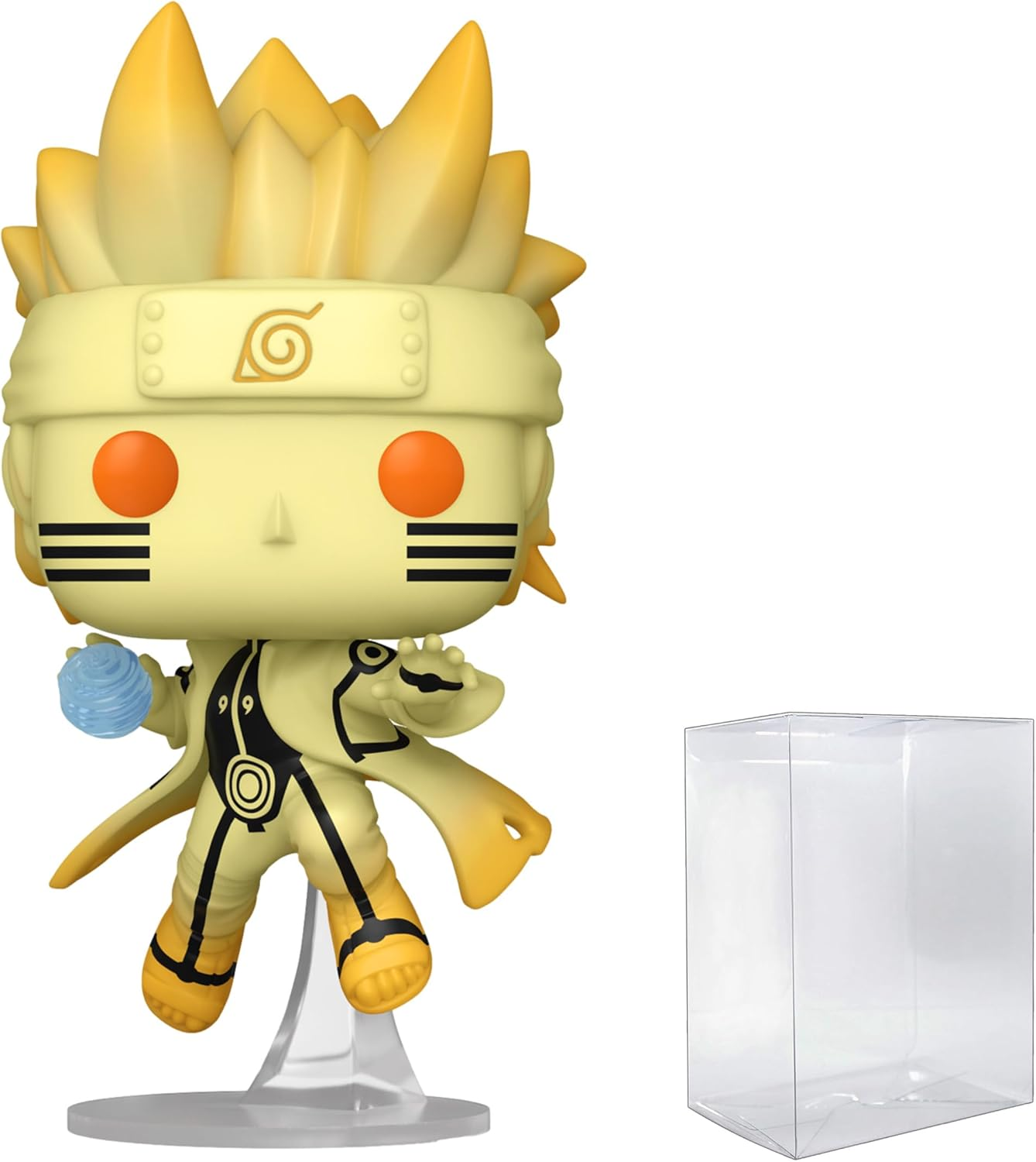Funko Pop Animation: Naruto Shippuden - Jiraiya with Rasengan - Special Edition Multicolor Glow Exclusive #1481