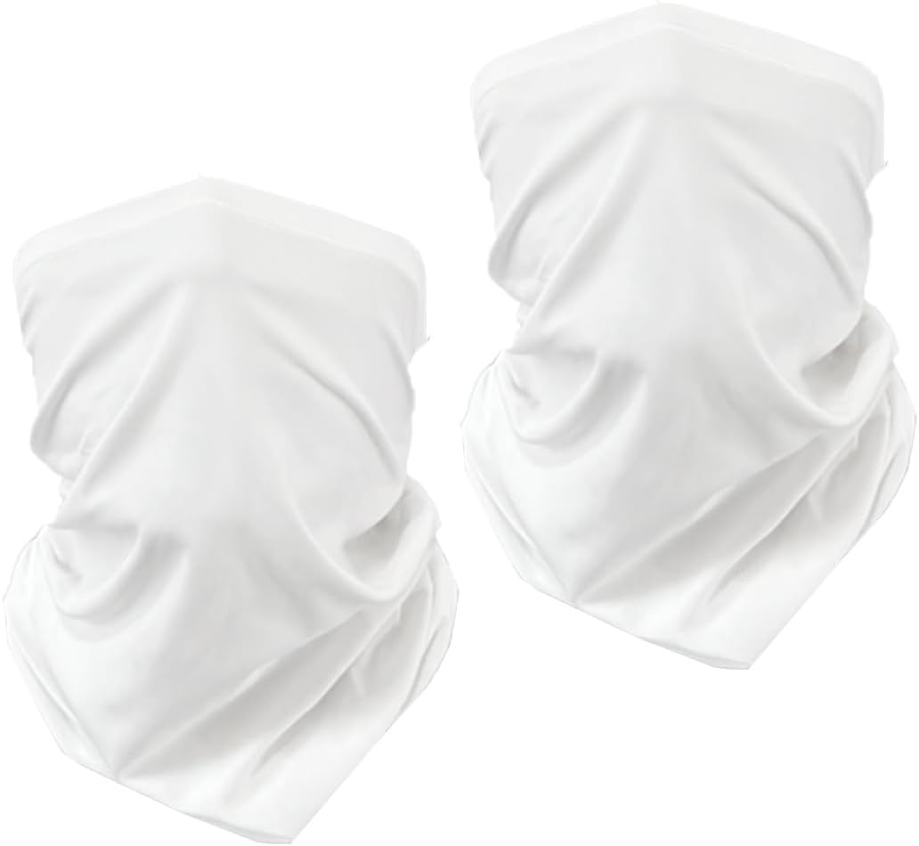 2 Pack Neck Gaiters, UPF 100+ Outdoor Face Mask Scraf UV Protection Neck Gaiter Quick Dry Elastic Headband Balaclava Headwear, for Fishing, Skiing, Cycling, Running and Hiking image number 5