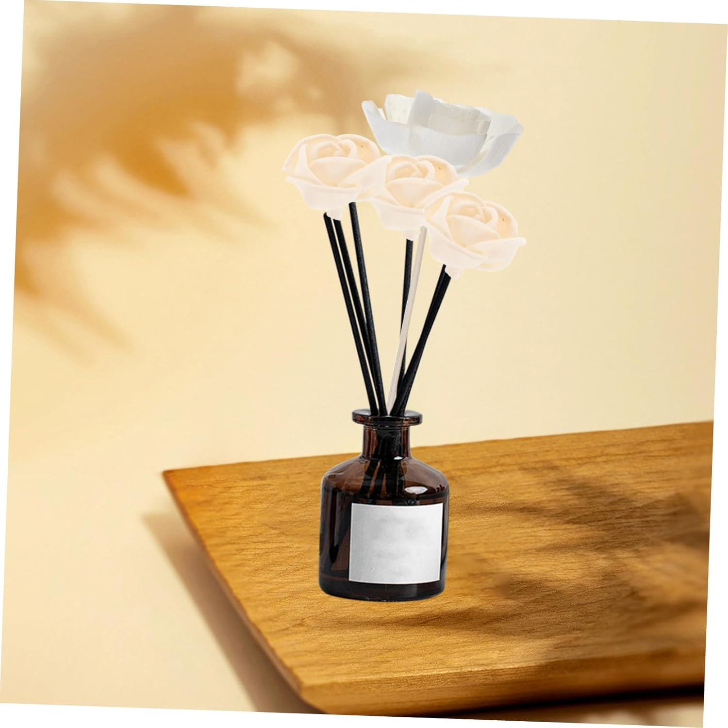 6Pcs Aromatherapy Roses Scent Diffuser Essential Oil Car Diffuser Fragrance Scented Replaceable Aromatherapy Flower Wedding Aroma Flower