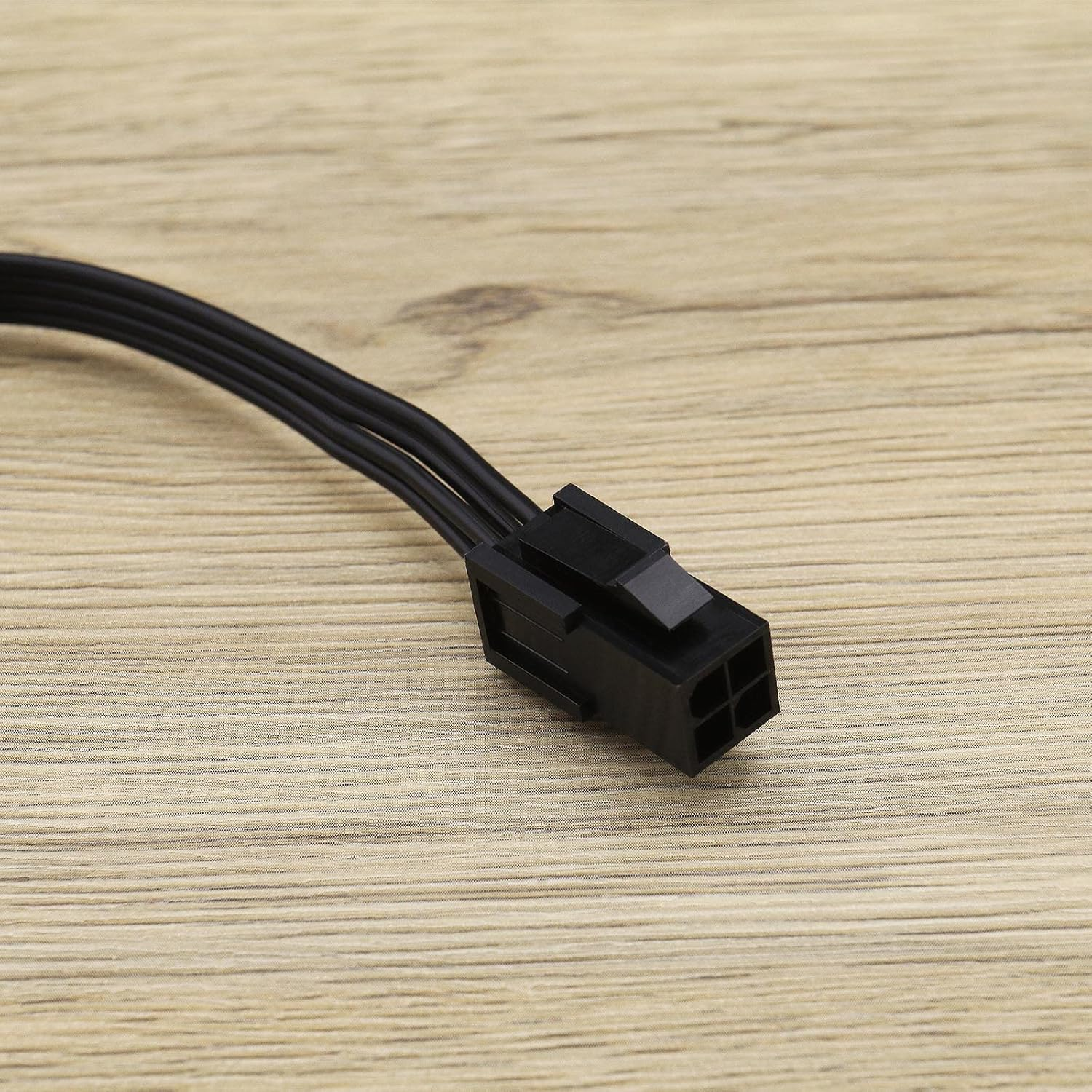 SING F LTD 2PCS ATX 4 Pin Male to Female CPU Power Extension Cable for Desktop Computer 12V 18 AWG 22Cm image number 2