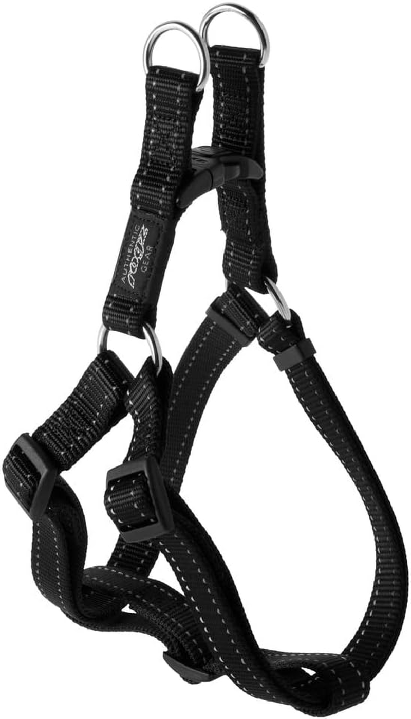 Rogz Utility Step-In Harness Fanbelt, Large, Black