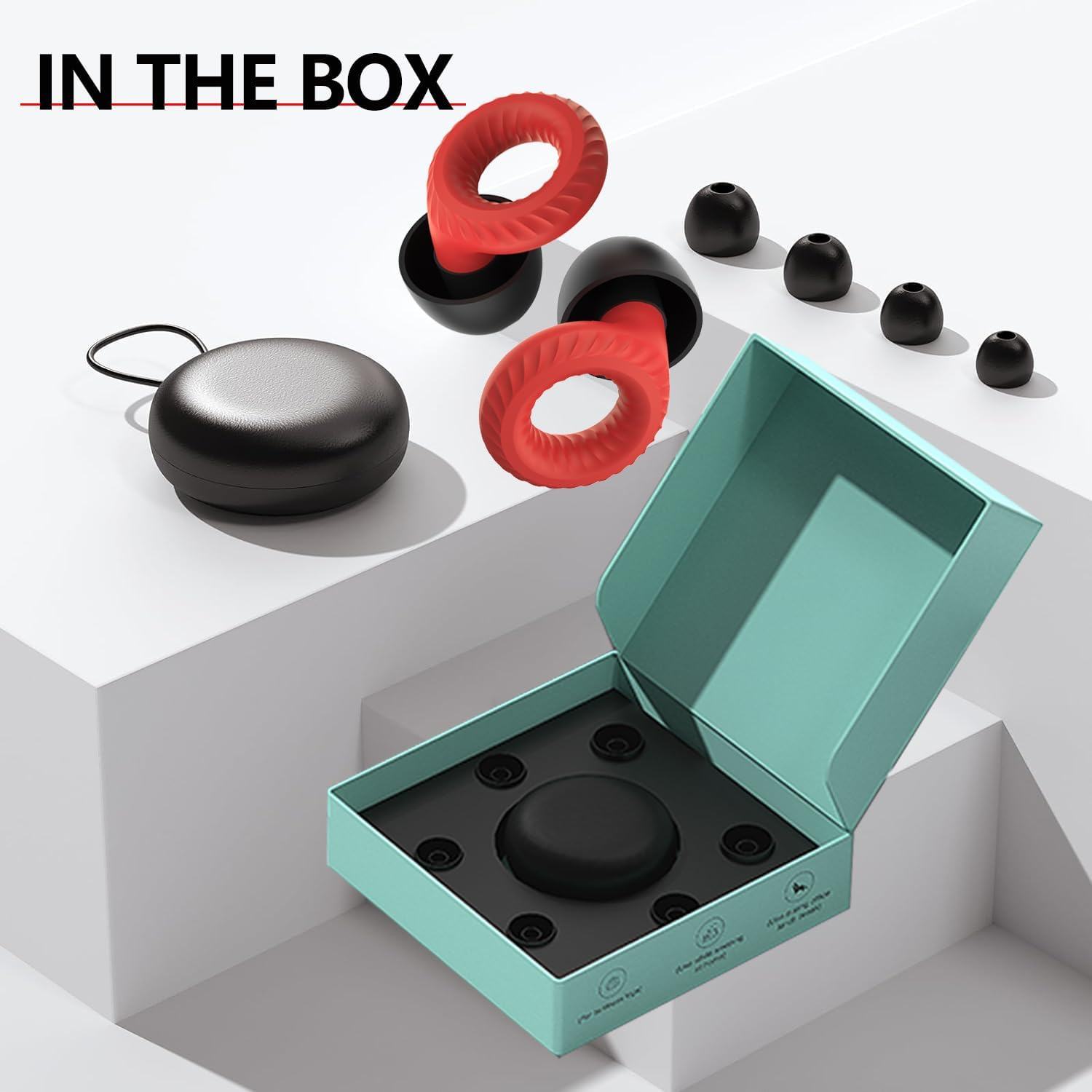 Ear Plugs for Concerts,Silicone Reusable Noise Reduction Musicians Earplugs,High Fidelity Hearing Protection for Noise Reduction,Festival,Dj&rsquo;S,Nightclub,Party - 8 Ear Tips with Earplug Lanyard(28Db)