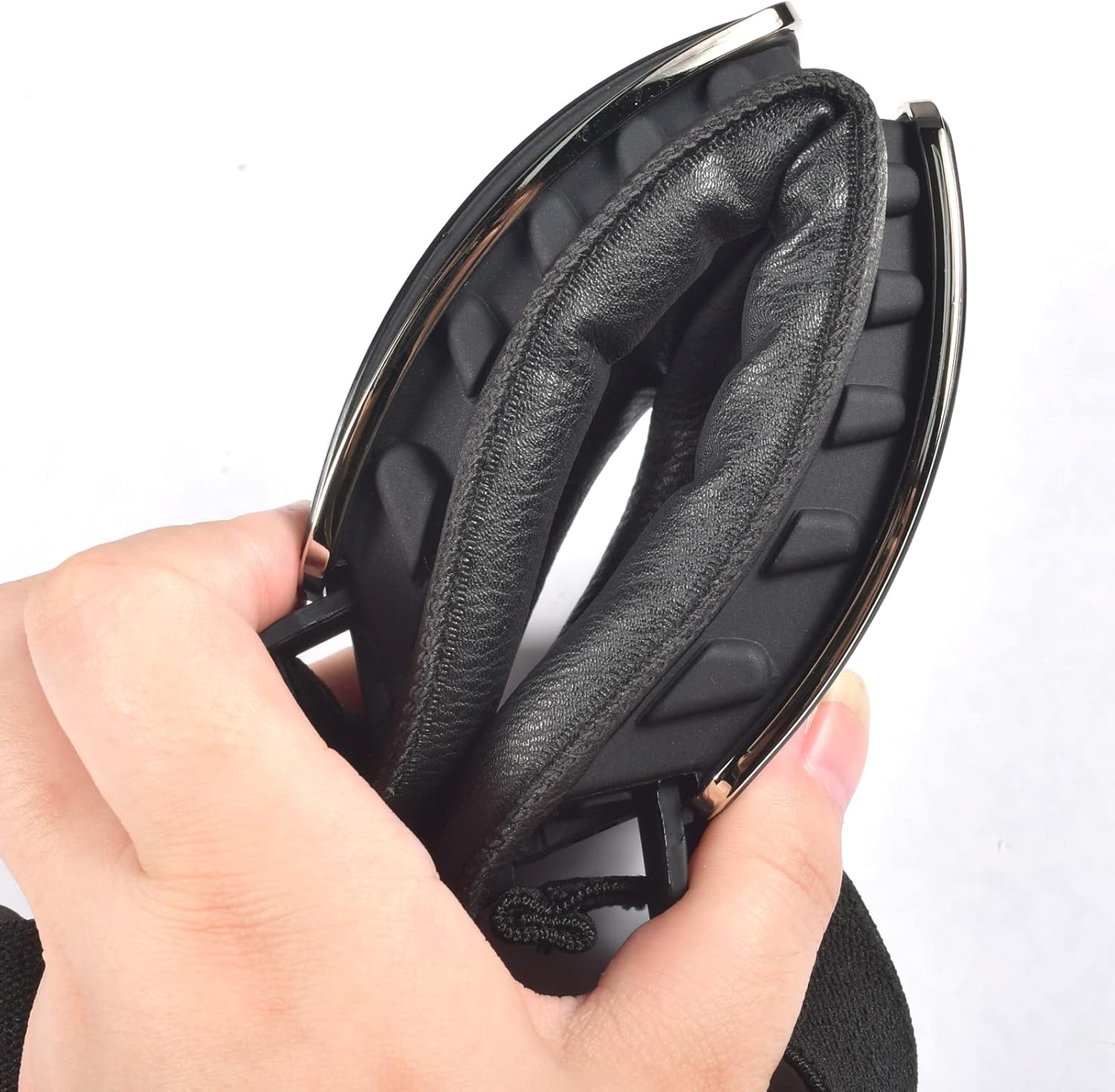 Motorbike Goggles, Vintage PU Leather Windproof Dustproof Motorcycle Goggles, Pilot Fog Proof Goggles, Sunglasses Sports Glasses, Motorbike Helmet Goggles for Outdoor Sports Motocross Racer image number 4