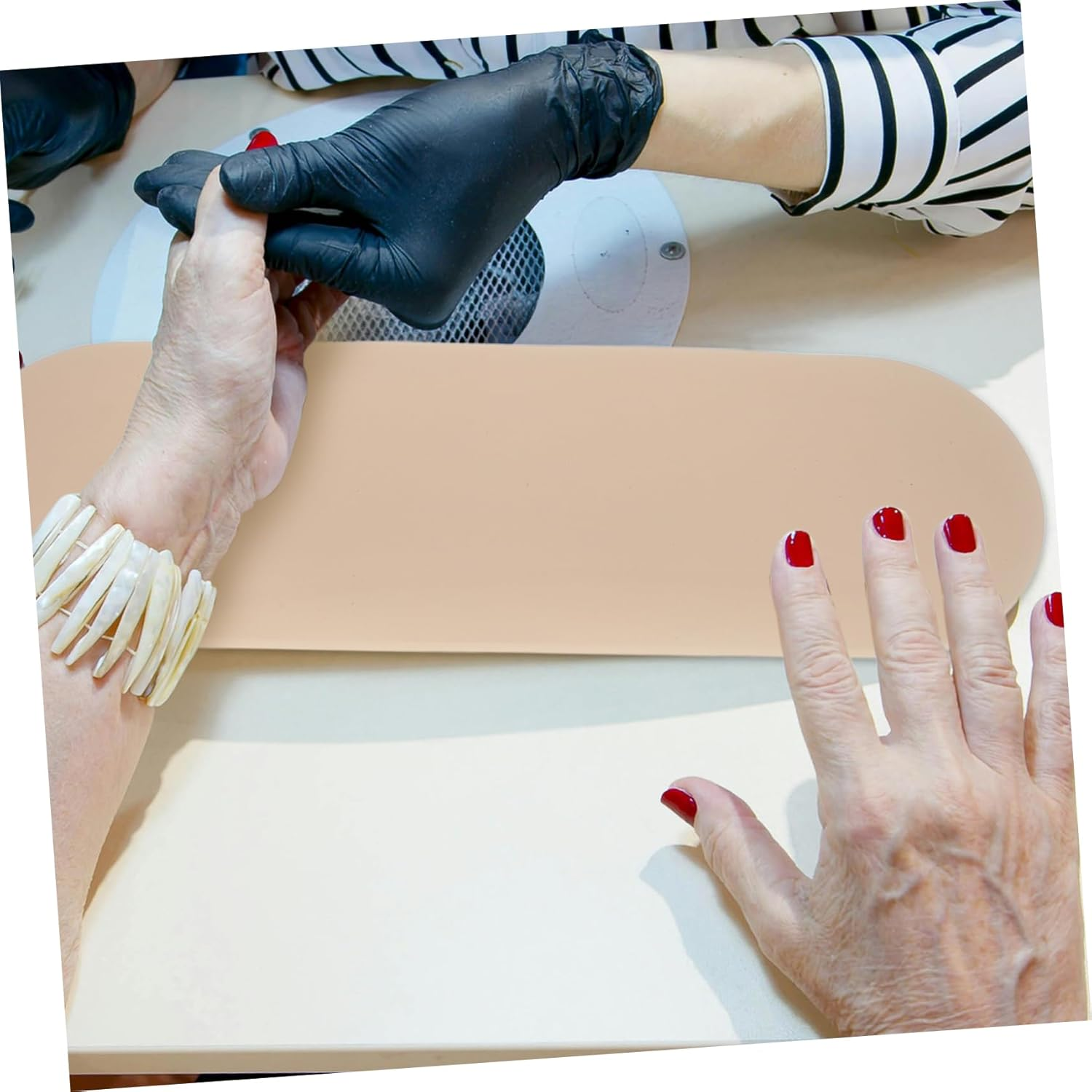 Detachable Washable Arm Rest Holder Nail Pillow Hand Rest for Nails Hand Pillow Russian Minimalist Style for Manicure image number 2