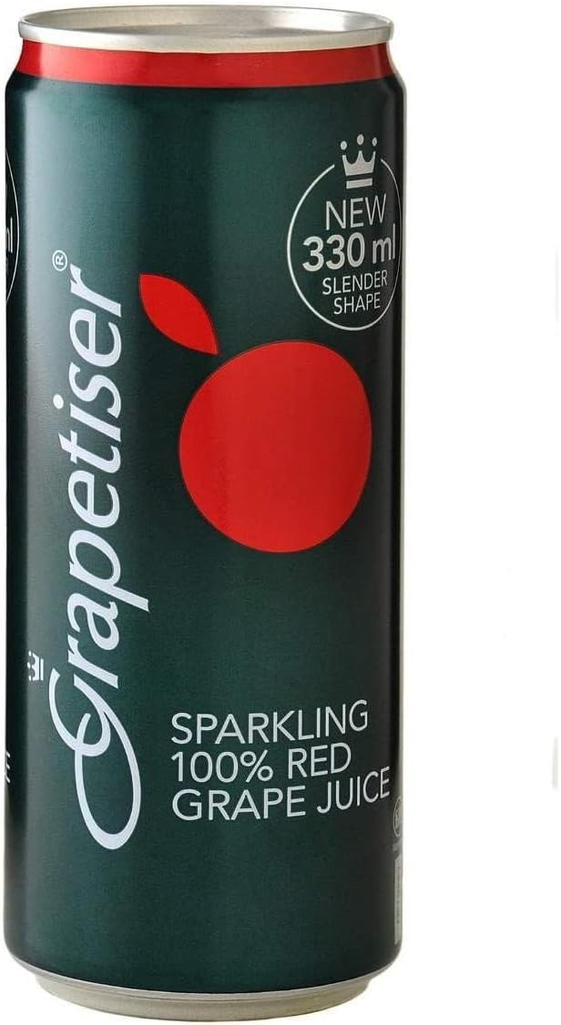Grapetiser Sparkling Red Grape Juice 340 Ml