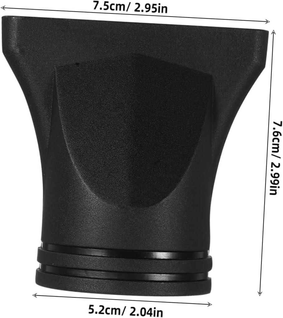 2Pcs Hair Dryer Nozzle Diffuser Attachment Blow Dryer Comb for Curly Hair Styling Salon Home Use Replacement Parts image number 2