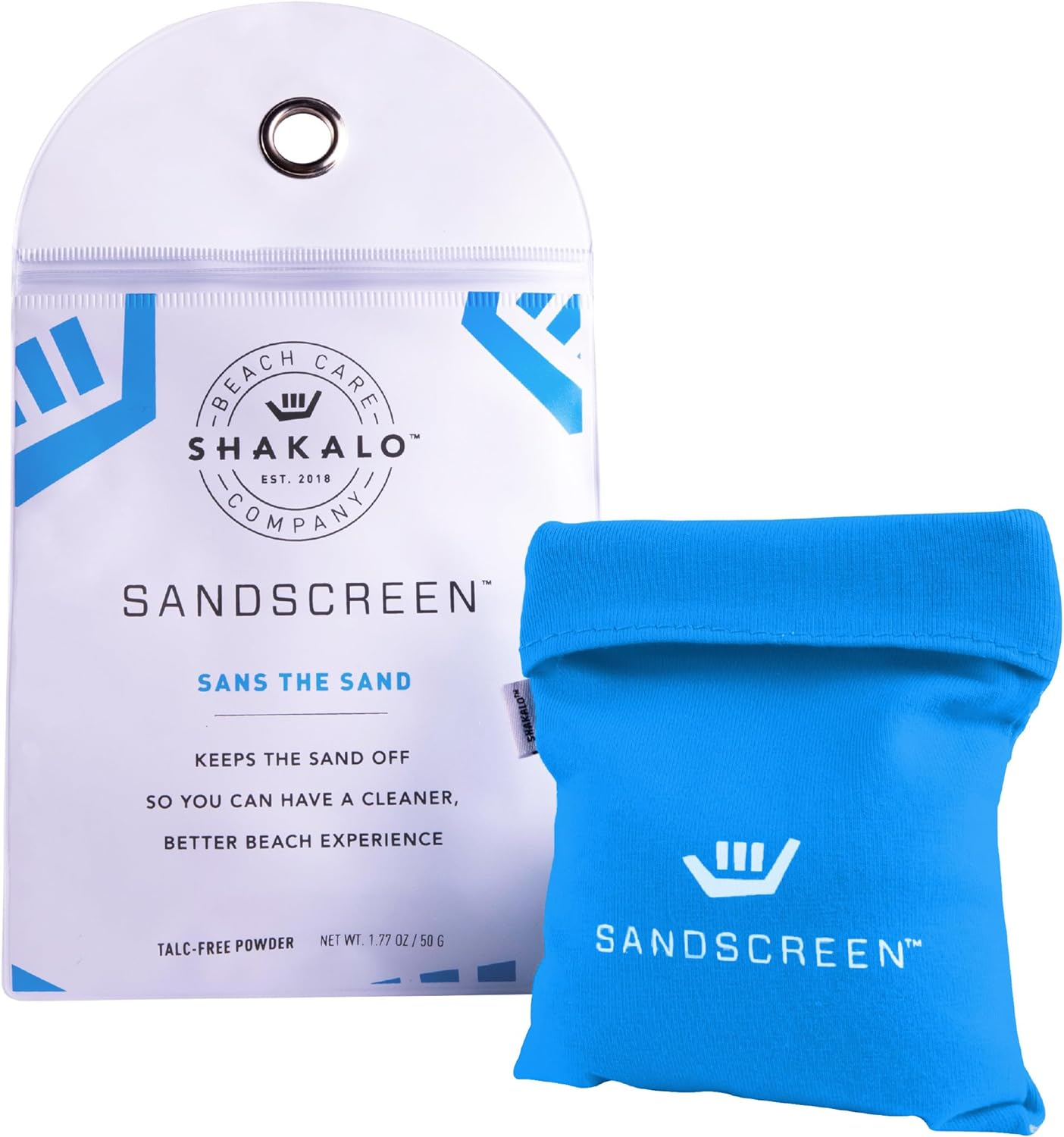 SANDSCREEN Sand Removal Bag | Talc-Free and Reef Friendly | Fresh, Clean and Sand Free